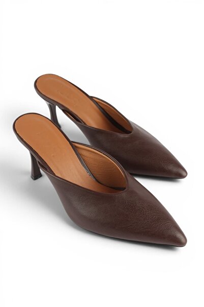 luuq shoes Myra Closed Toe Women's Heeled Slippers