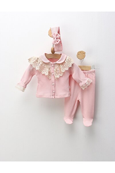 MiniKids Costumas 3 piese Marina, roz