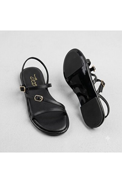 KİNDEP (White) Casual Women's Sandals Black