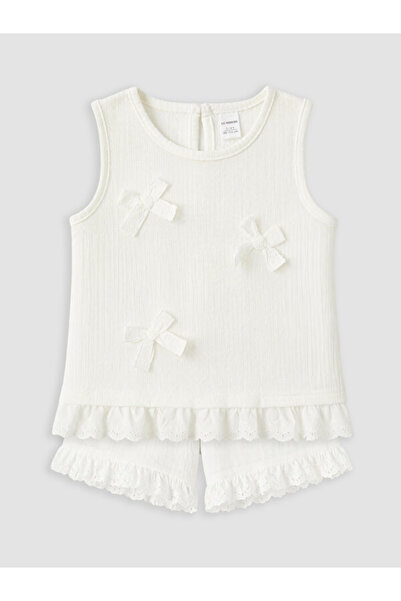 LC Waikiki I Ribbon Detailed Baby Girl Set from Freezen Store