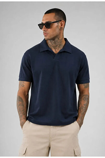 king brich Ανδρική Jakar Polo μπλούζα Σκούρο Μπλε σε regular fit γραμμή, από ...