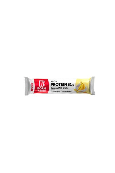 Born Winner Born Winner Banana Milkshake Protein Bar Gluten Free 55g
