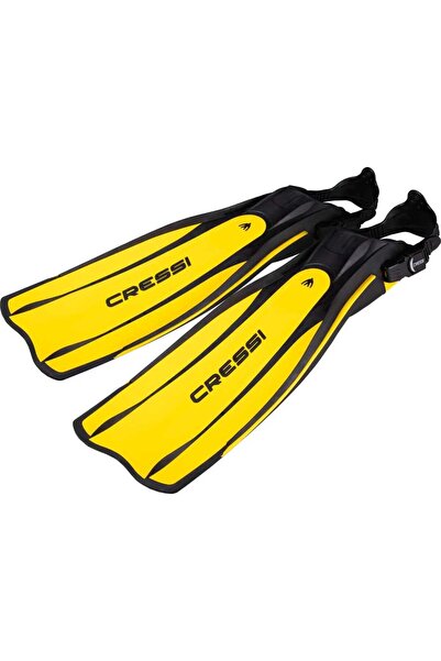 Cressi Pro Light Diving Fins Black-Yellow S-M