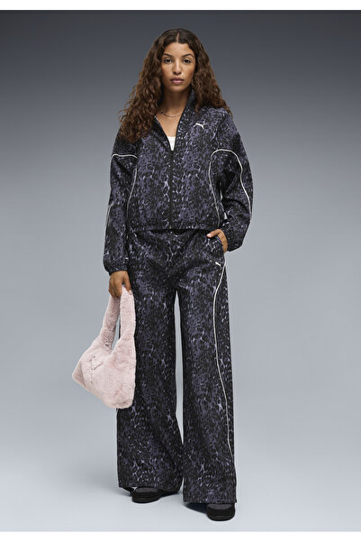 Puma Sport Relaxed Animal Printed Wide Leg Hose