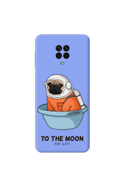 Other Xiaomi Redmi Note 9 Pro To the moon Light Purple Colored Silicone TPU Θήκη