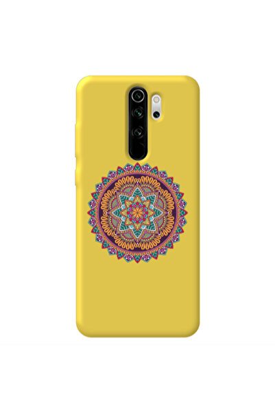 Other Xiaomi Redmi Note 8 Pro Mandala D102 Yellow Colored Silicone TPU Θήκη