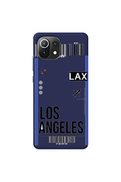 Other Xiaomi Mi 11 Lite Los angeles Dark blue Colored Silicone TPU Θήκη