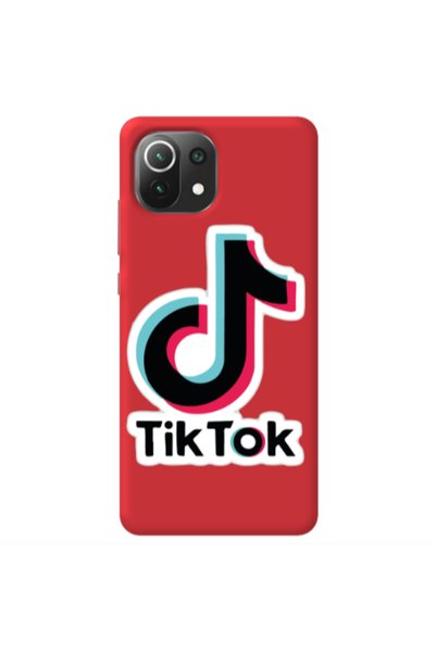 Other Xiaomi Mi 11 Lite Tik Tok Red Colored Silicone TPU Θήκη