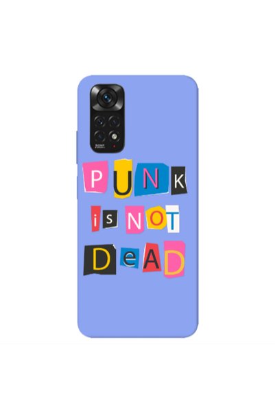 Other Xiaomi Redmi Note 11 4G Punk is not Dead Light Purple Colored Silicone ...