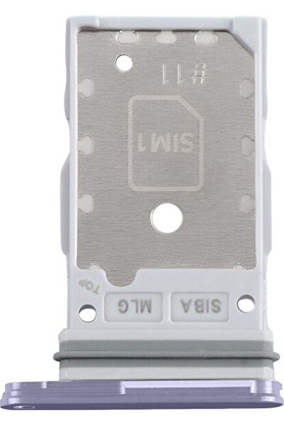 Samsung Υποδοχή κάρτας SIM Galaxy S24/S24 Plus Γνήσιο Βιολετί Σκούρο Μωβ