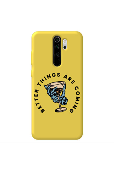 Other Xiaomi Redmi Note 8 Pro Better Things Are Coming Yellow Colored Silicon...