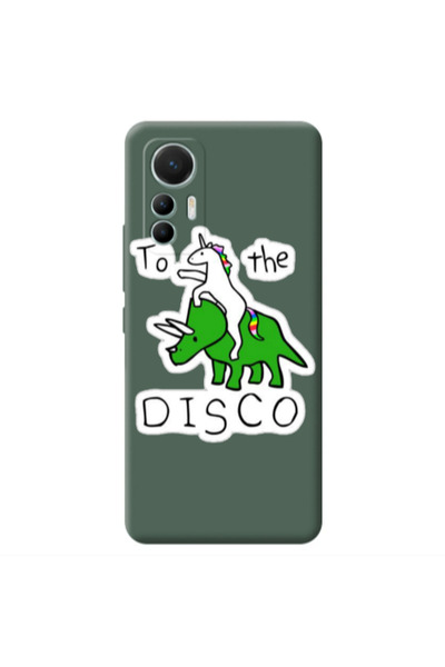 Other Xiaomi Mi 12 Lite To the disco Dark Green Colored Silicone TPU Θήκη