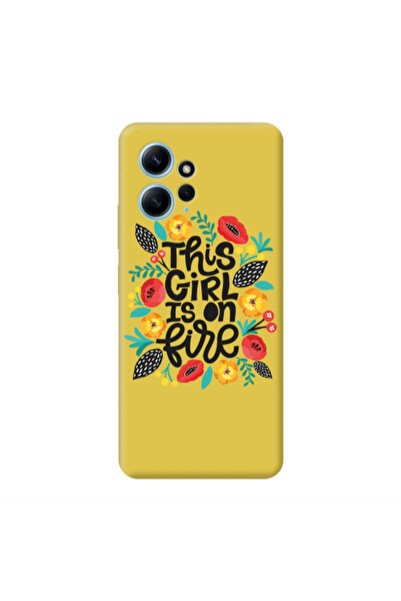Other Xiaomi Redmi Note 12 4G This Girl Yellow Colored Silicone TPU Θήκη