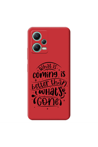 Other Xiaomi Redmi Note 12 Pro 5G What is coming Red Colored Silicone TPU Θήκη