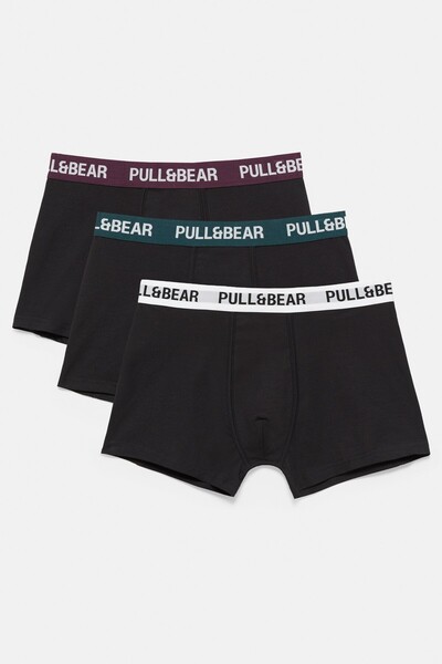 Pull & Bear 3'lü boxer seti