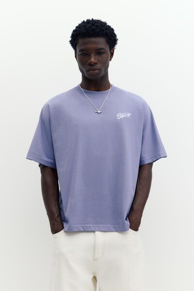 Pull & Bear STWD graffiti logolu tişört