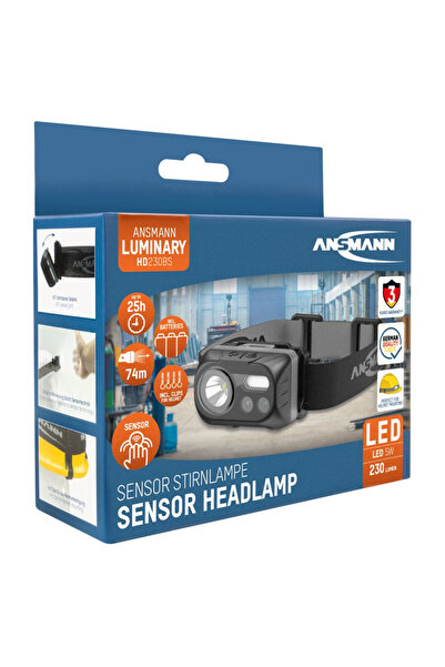 ANSMANN Lanterna frontala LED, Ansmann, 230 lm, IP54, negru