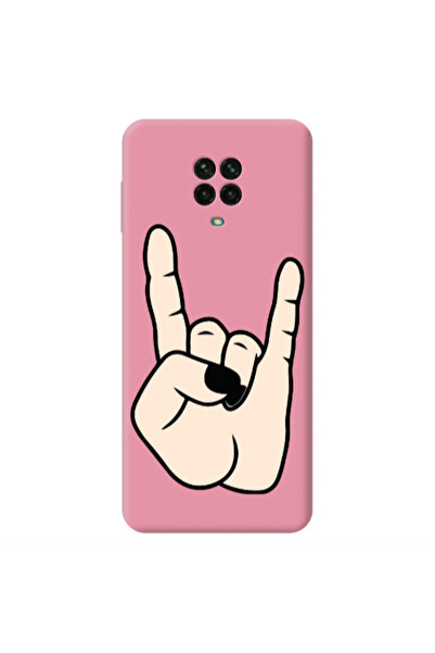 Other Xiaomi Redmi Note 9 Pro Rock Pink Colored Silicone TPU Θήκη