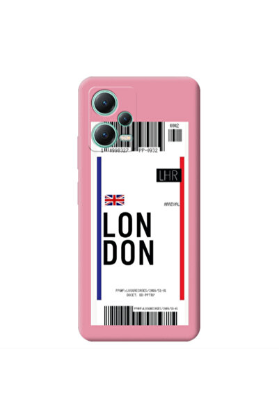 Other Xiaomi Redmi Note 12 Pro 5G London Arrival Pink Colored Silicone TPU Θήκη