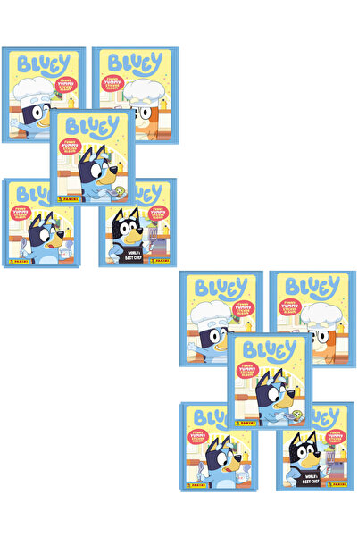 Next Plus Licensed Bluey Funny Yummy Sticker Collection 10 Pack (50 Stickers)