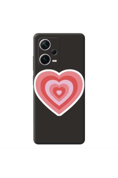 Other Xiaomi Poco X5 My Heart Is Yours Black Colored Silicone TPU Θήκη