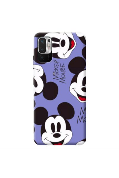 Other Xiaomi Redmi Note 10 Pro 5G Mickey Mouse Purple Colored Silicone TPU Θήκη