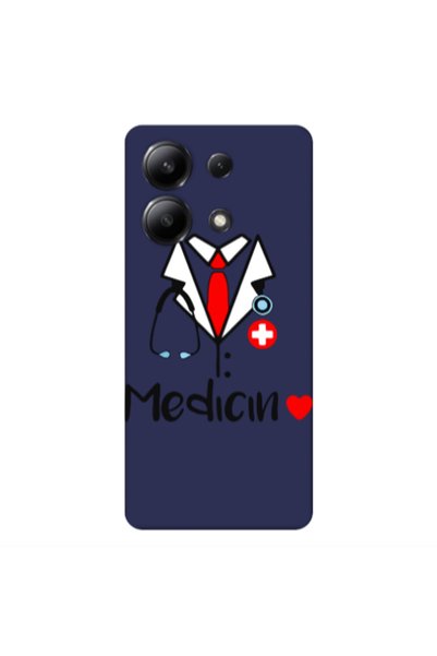 Other Xiaomi Redmi Note 13 4G Medicin Dark blue Colored Silicone TPU Θήκη