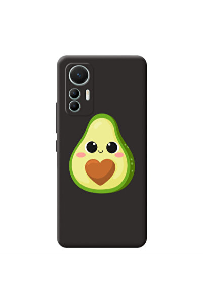 Other Xiaomi Mi 12 Lite Baby avocado Black Colored Silicone TPU Θήκη