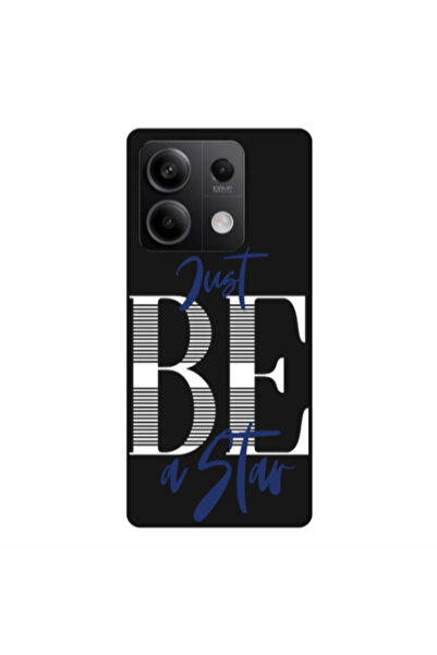 Other Xiaomi Redmi Note 13Pro 5G Just Be a Star Black Colored Silicone TPU Θήκη