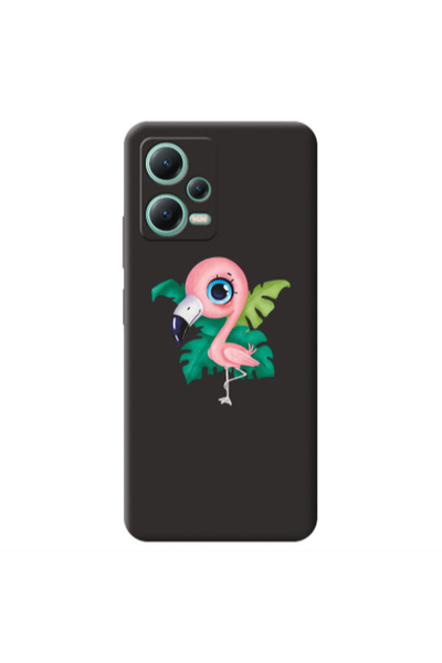 Other Xiaomi Redmi Note 12 Pro 5G Swan Black Colored Silicone TPU Θήκη