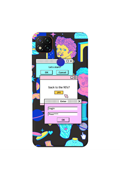 Other Xiaomi Redmi 9c Enter Login Black Colored Silicone TPU Θήκη