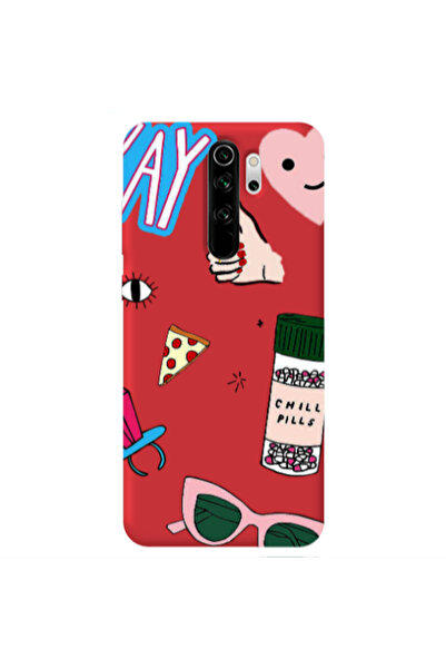 Other Xiaomi Redmi Note 8 Pro Chill Red Colored Silicone TPU Θήκη