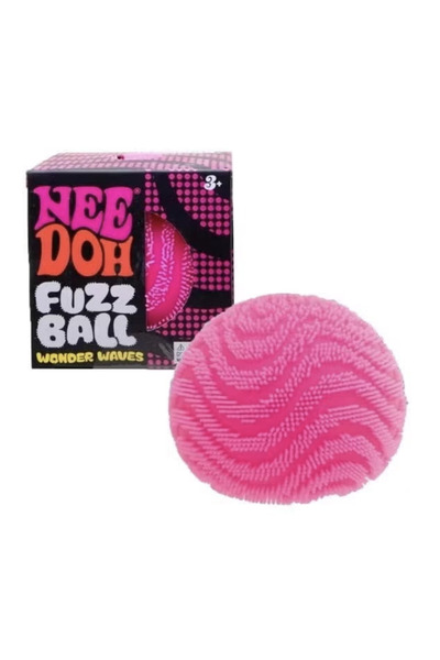 Needoh Fuzz Ball Squishy Toy | Velvet-Touch Sensory Fidget Ball for Stress Re...