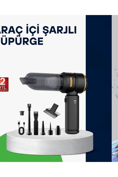 Genel Markalar Teknolojik Kablosuz Şarjlı Araç İçi ve Küçük Alanlar İçin Güçl...