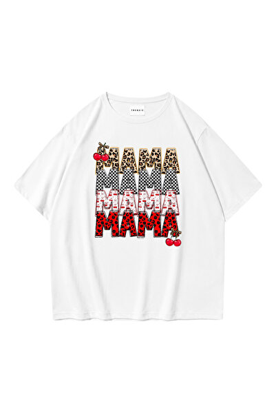 Trendiz Women's Mama Tshirt White