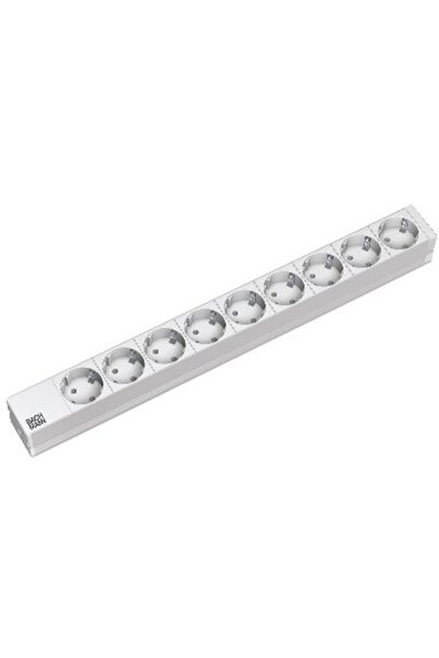 Bachmann Prelungitor PDU 9 prize Schuko, 2 metri, alb