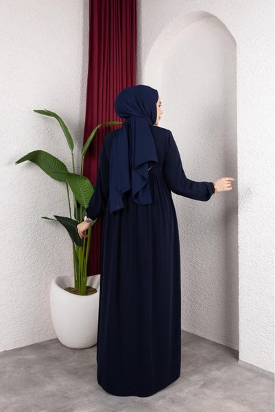 Işıltı Ferace Medina Silk Roba with Berrak Ferace