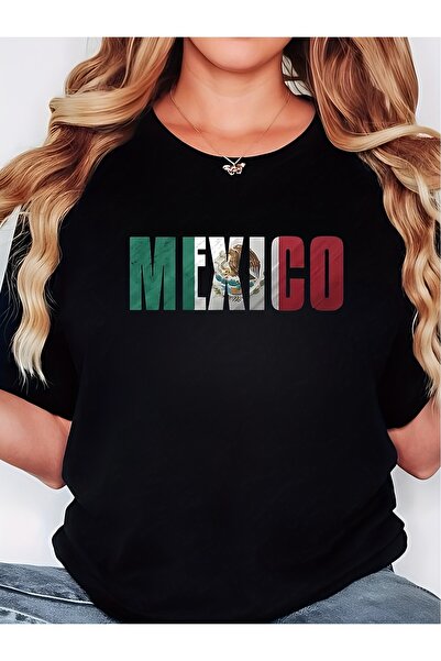 212Wear A Women'S T-Shirt Featuring Word MEXICO, Where First M Second E Also ...