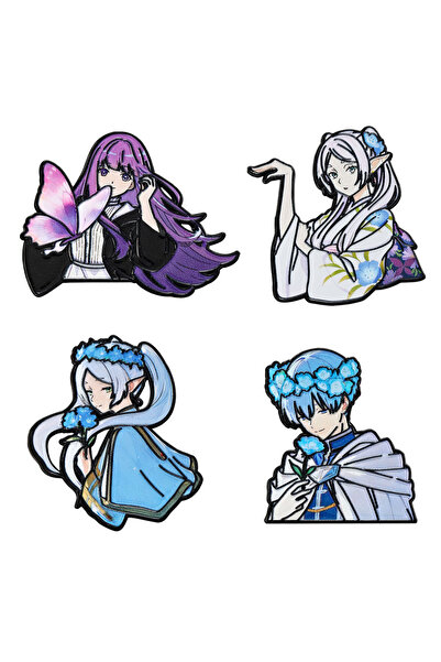 Choice 4Pcs 4Pcs Cute Sousou no Frieren Enamel Pins Set Frieren Beyond Journe...
