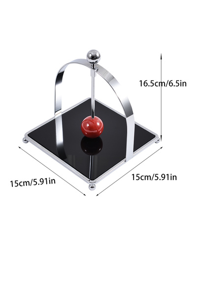 Choice1 Arch Black Modern Minimalist Tissue Holder, Square Iron and Acrylic T...