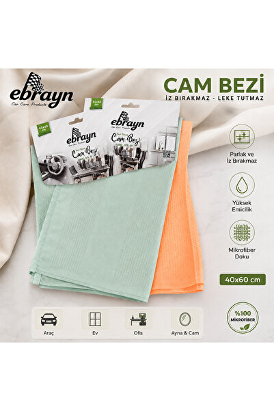 40*60 özel mikrofiber leke bırakmaya cam bezi
