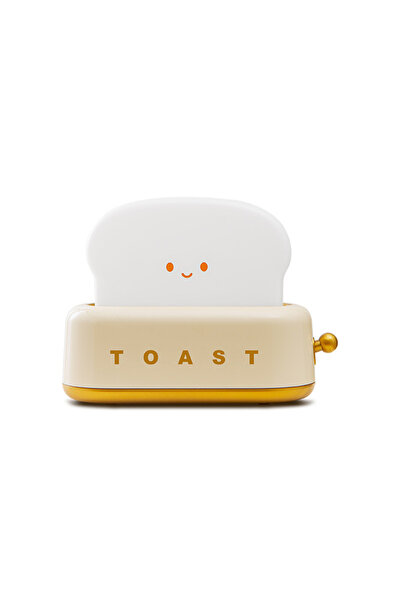 choice2 Yellow Rechargeable Cute Toaster Night Light - Toast Shape Bedside La...