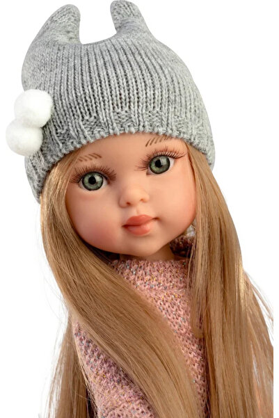 GUCA COLLECTION Papusa fashion, Penelope Vienna, 33 cm, par blond si ochi ver...