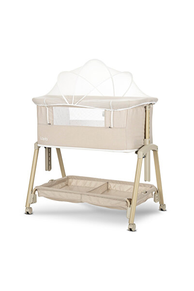 LORELLİ Patut Co Sleeper copii, Layla 2 in 1, cu latura pliabila, reglabil pe...