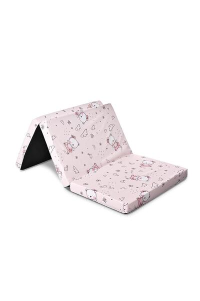 LORELLİ Saltea pliabila de voiaj, 60x120x5 cm, spuma elastica, Pink Ballerina...