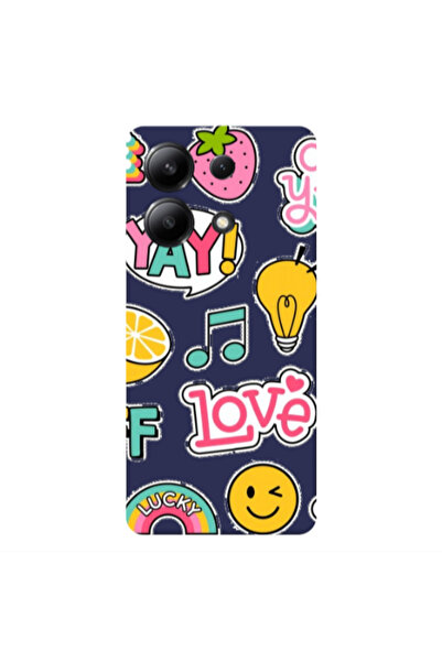 Other Xiaomi Redmi Note 13 4G Cute desing Dark blue Colored Silicone TPU Θήκη
