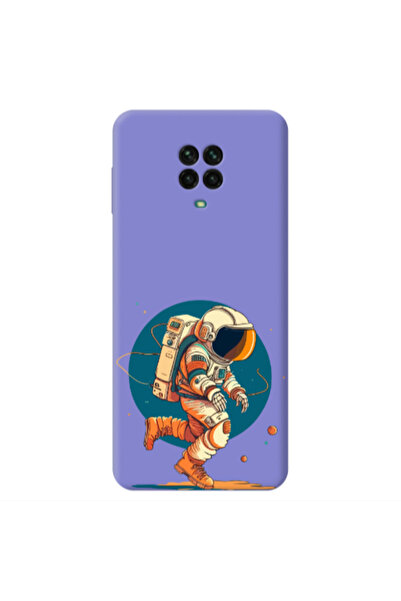 Other Xiaomi Redmi Note 9 Pro Run Space Purple Colored Silicone TPU Θήκη