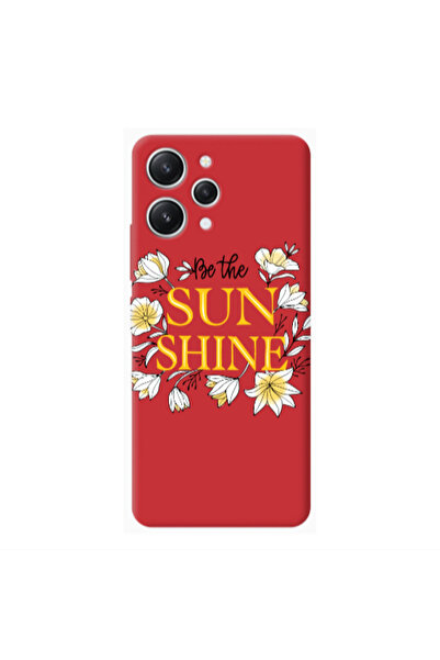 Other Xiaomi Redmi 12 Sun Shine Red Colored Silicone TPU Θήκη