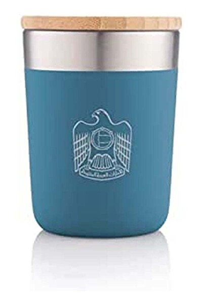 mug ROVATTI روفاتي - كوب معزول من الفولاذ المقاوم للصدأ بسعة 300 مل مع شعار ا...