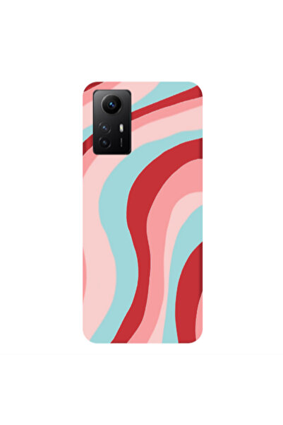 Other Xiaomi Redmi Note 12s Colored lines Red Colored Silicone TPU Θήκη